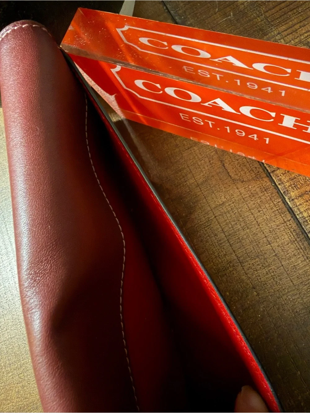Coach Envelope Turnlock Wallet